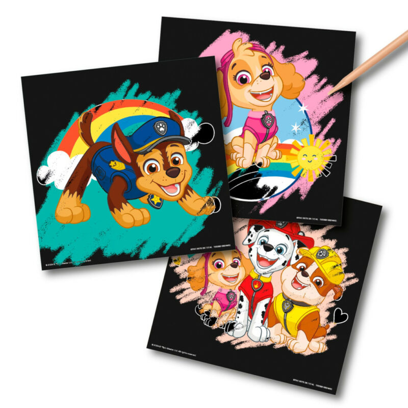 Paw Patrol Team scratch Εικόνα scratcher Σετ 5902259