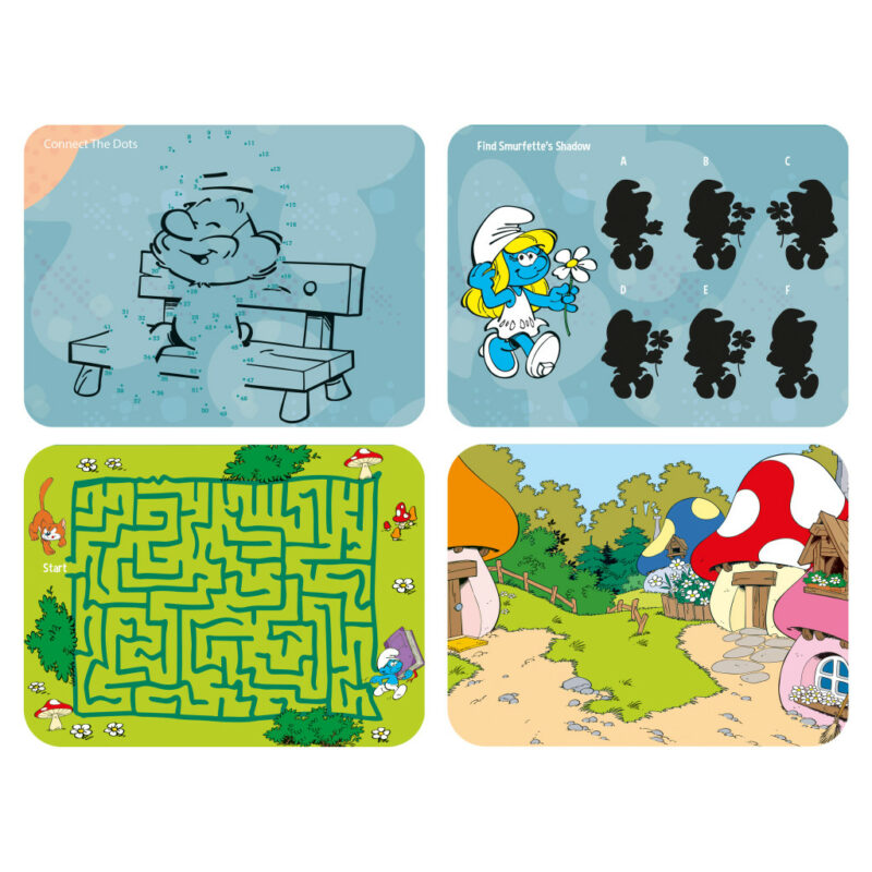 Smurfs Happy super sticker set with game 5976915