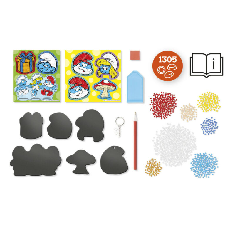 Smurfs Happy diamond bead magnetic set 5976338