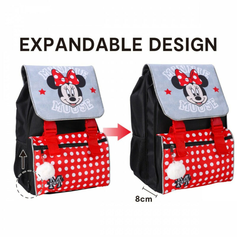 Disney Minnie Επεκτεινόμενη Σχολική Τσάντα Πλάτης 42×32×22 cm 5880837