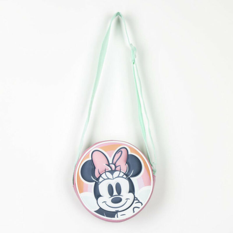 Disney Minnie Pastel 3D Παιδικό Τσαντάκι Ώμου και Χιαστί 13×13 cm 5881388