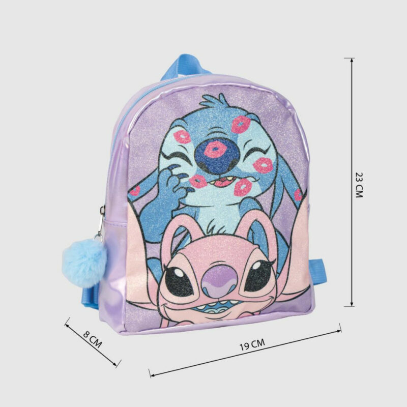 Disney Lilo & Stitch hologram Παιδικό Σακίδιο Πλάτης με 1 Θήκη 23×19×10 cm 5892842