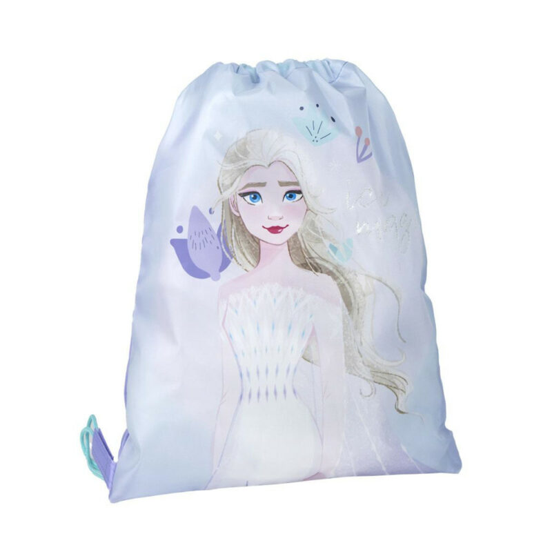 Disney Frozen Elsa Παιδικό Αθλητικό Σακίδιο Πλάτης με Κορδόνια 30×39 cm 5892613