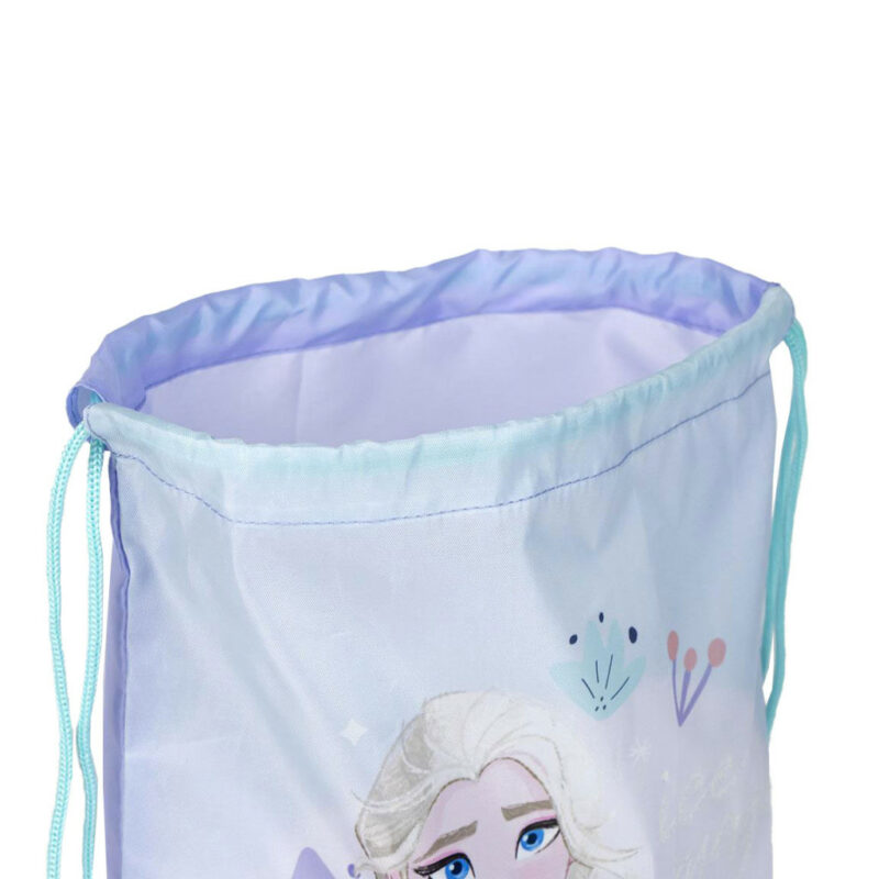 Disney Frozen Elsa Παιδικό Αθλητικό Σακίδιο Πλάτης με Κορδόνια 30×39 cm 5892616