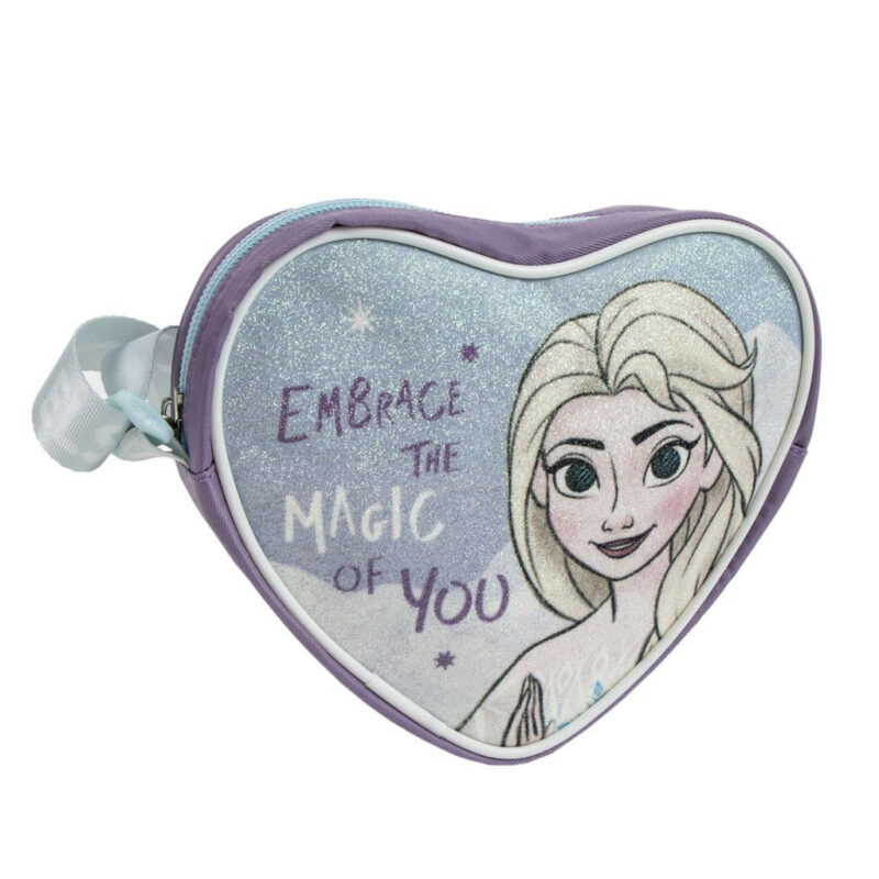 Disney Frozen Embrace Glitter Παιδικό Τσαντάκι Ώμου και Χιαστί 15×14×4 cm 5880678