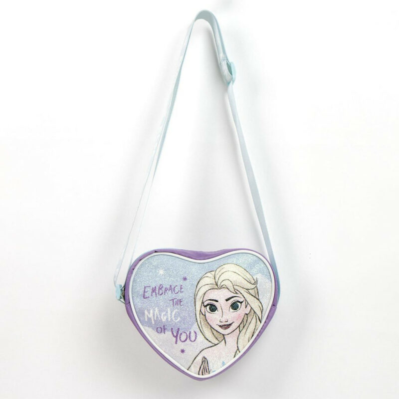 Disney Frozen Embrace Glitter Παιδικό Τσαντάκι Ώμου και Χιαστί 15×14×4 cm 5880683