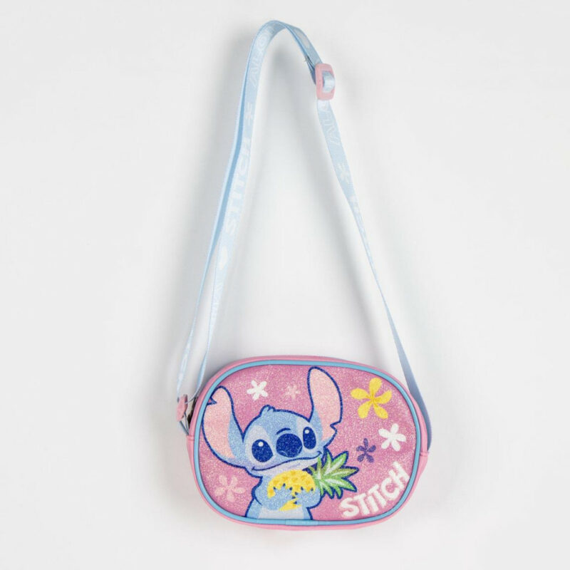 Disney Lilo & Stitch Ananas Glitter Παιδικό Τσαντάκι Ώμου και Χιαστί 14 5880717