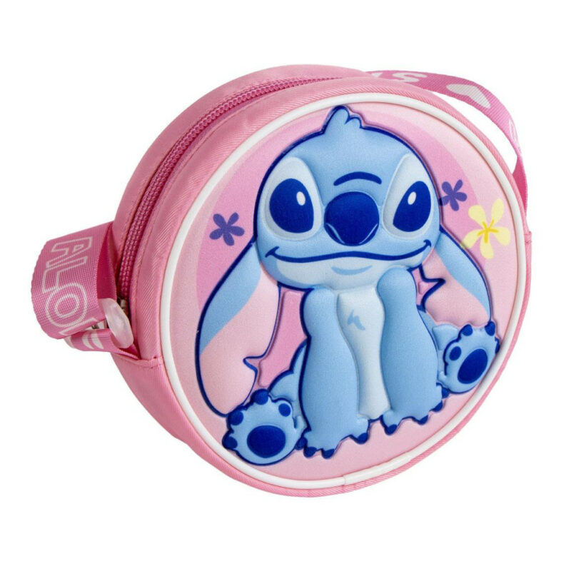 Disney Lilo & Stitch Aloha 3D Παιδικό Τσαντάκι Ώμου και Χιαστί 13×13 cm 5897666