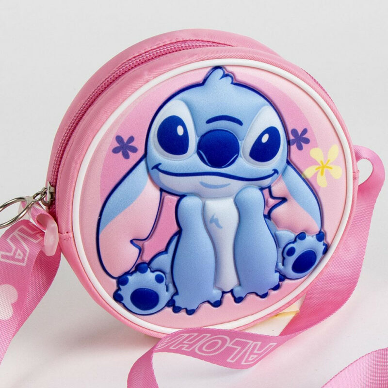 Disney Lilo & Stitch Aloha 3D Παιδικό Τσαντάκι Ώμου και Χιαστί 13×13 cm 5897667
