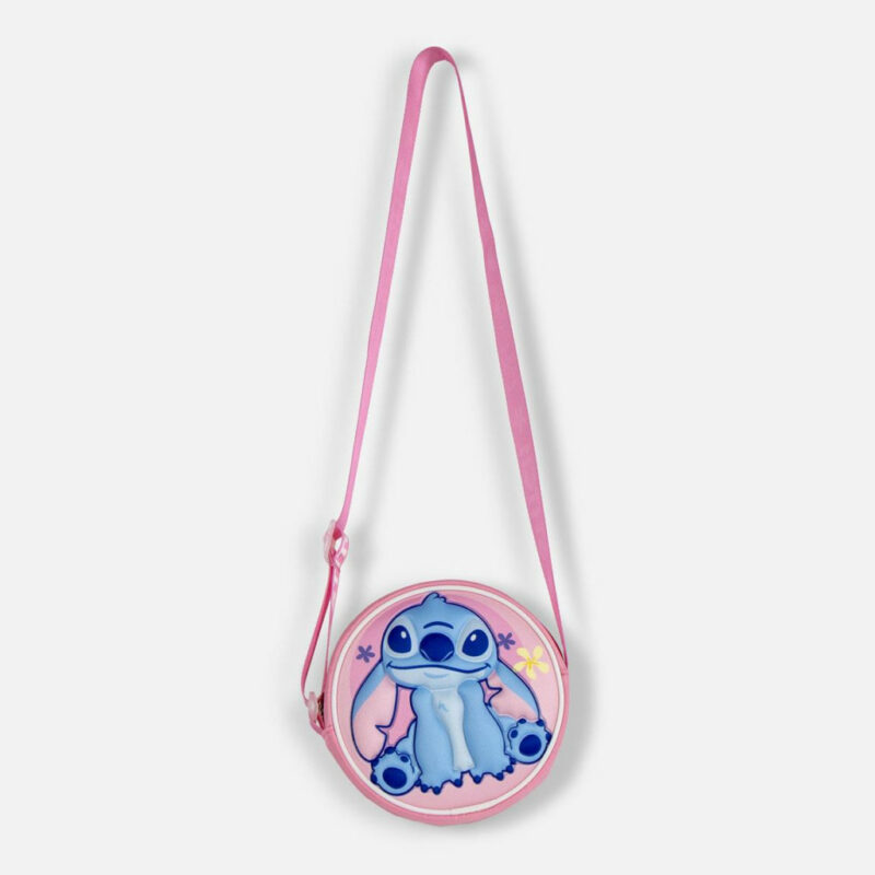 Disney Lilo & Stitch Aloha 3D Παιδικό Τσαντάκι Ώμου και Χιαστί 13×13 cm 5897669