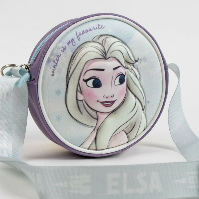 Disney Frozen Winter 3D Παιδικό Τσαντάκι Ώμου και Χιαστί 13×13 cm 5880705