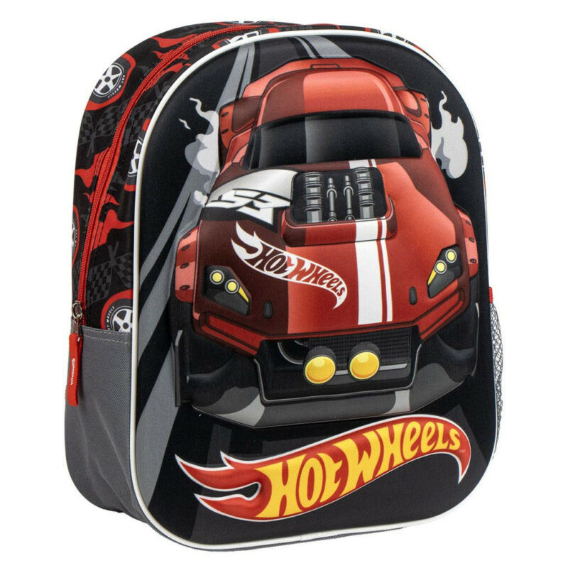 Hot Wheels Turbo Τρισδιάστατο Παιδικό Σακίδιο Πλάτης 31×25×10 cm 5841425