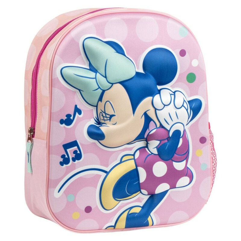 Disney Minnie Music 3D Παιδικό Σακίδιο Πλάτης 31×25×10 cm 5882500