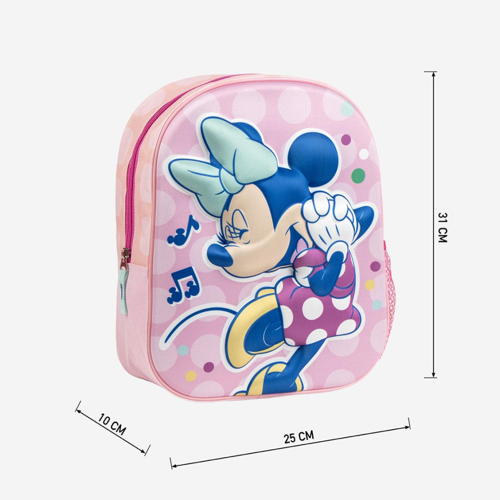 Disney Minnie Music 3D Παιδικό Σακίδιο Πλάτης 31×25×10 cm - Image 5
