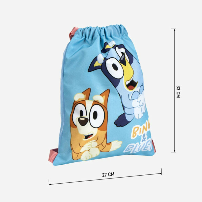 Bluey Bingo Παιδικό Αθλητικό Σακίδιο Πλάτης με Κορδόνια 27×33 cm 5905188