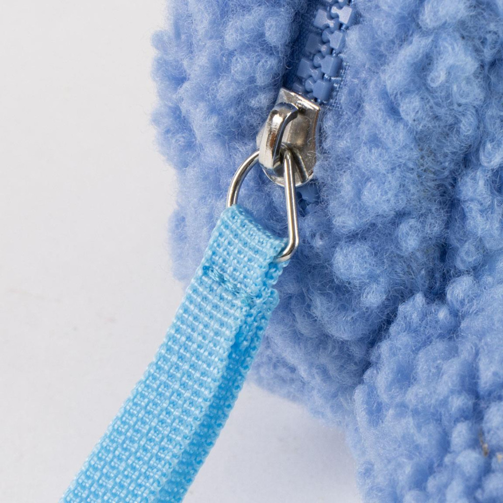 Disney Lilo and Stitch Μπλε fleece Τσαντάκι Καλλυντικών 18 cm