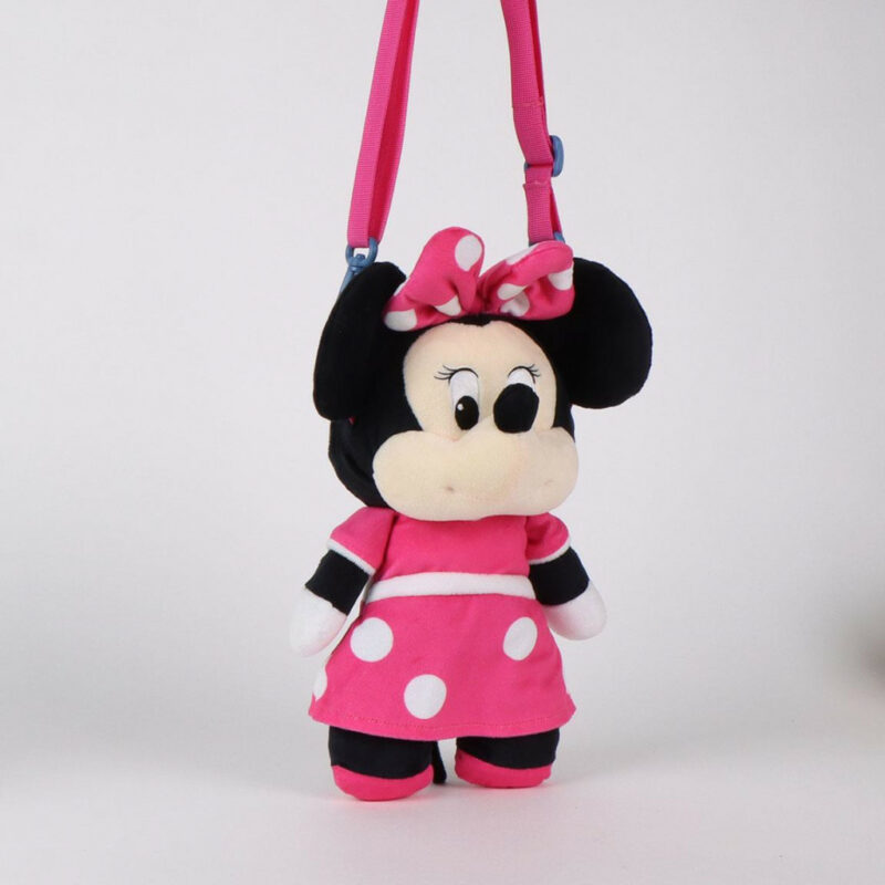 Disney Minnie Pink Λούτρινο Παιδικό Σακίδιο Πλάτης 18×34×11 cm 5886627