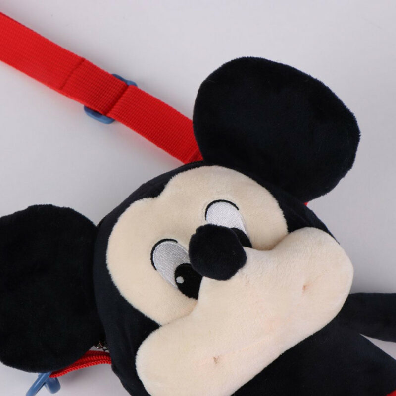 Disney Mickey Smile Λούτρινο Παιδικό Σακίδιο Πλάτης 14×28×11 cm 5886623
