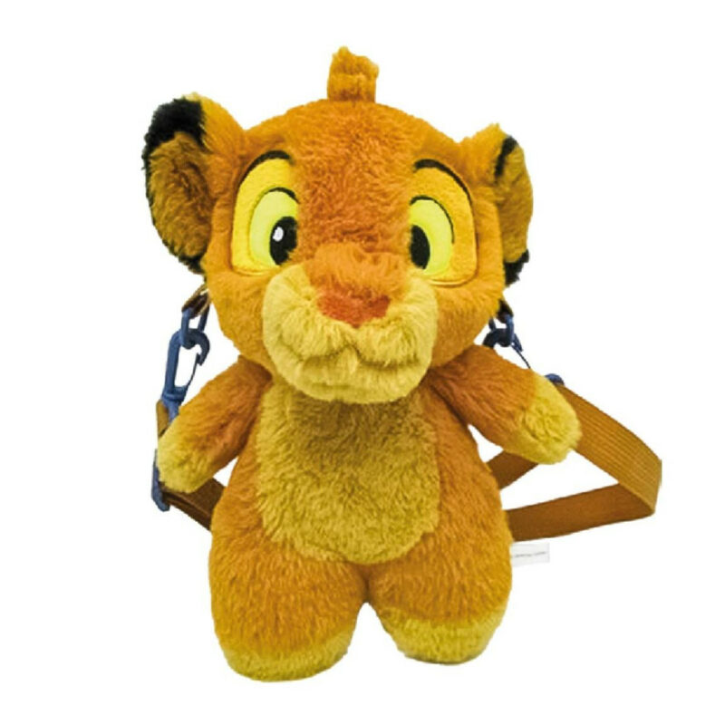 Disney The Lion King Cute Λούτρινο Παιδικό Σακίδιο Πλάτης 14×28×11 cm 5893127