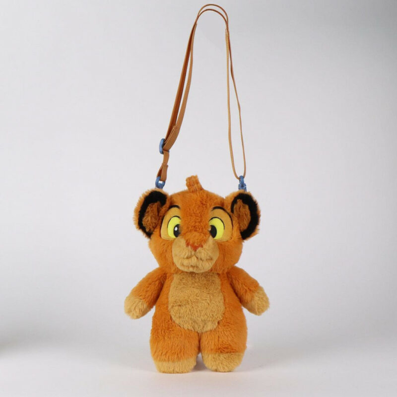 Disney The Lion King Cute Λούτρινο Παιδικό Σακίδιο Πλάτης 14×28×11 cm 5893129