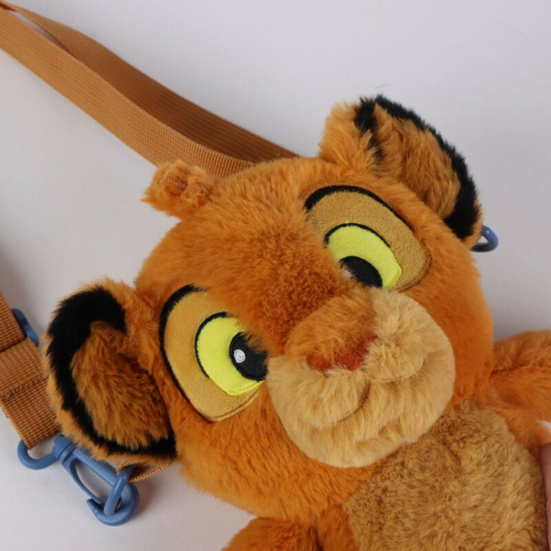 Disney The Lion King Cute Λούτρινο Παιδικό Σακίδιο Πλάτης 14×28×11 cm 5893130
