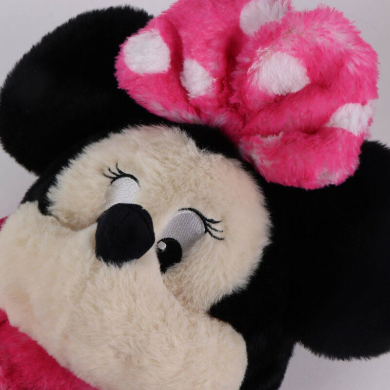 Disney Minnie Pinky Λούτρινο Παιδικό Σακίδιο Πλάτης 17×30×11 cm 5886633