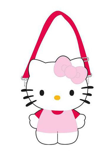 Hello Kitty Pink Παιδικό Τσαντάκι Ώμου και Χιαστί 17×30×11 cm 5900511