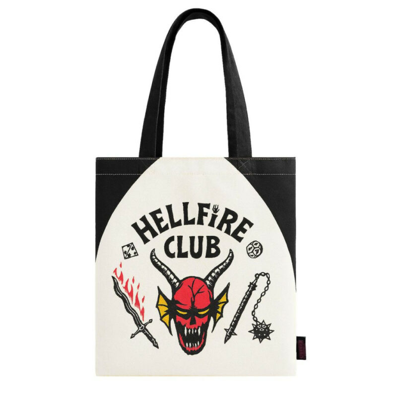 Stranger Things Hellfire Club Υφασμάτινη Τσάντα Αγορών 38×40 cm 5901179