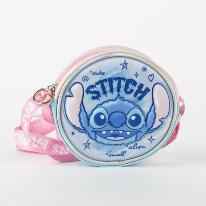 Disney Lilo & Stitch Cute 3D Παιδικό Τσαντάκι Ώμου και Χιαστί 13×13 cm 5892227