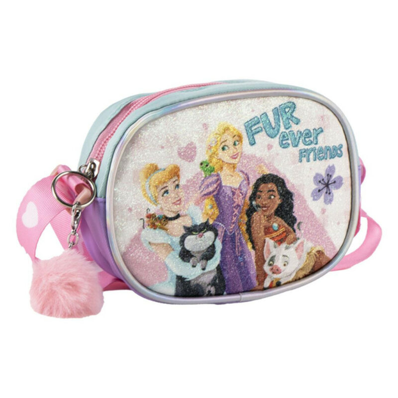 Disney Princess Fur ever Glitter Παιδικό Τσαντάκι Ώμου και Χιαστί 14 5892210