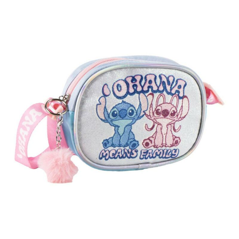 Disney Lilo & Stitch Ohana Glitter Παιδικό Τσαντάκι Ώμου και Χιαστί 14 5893246