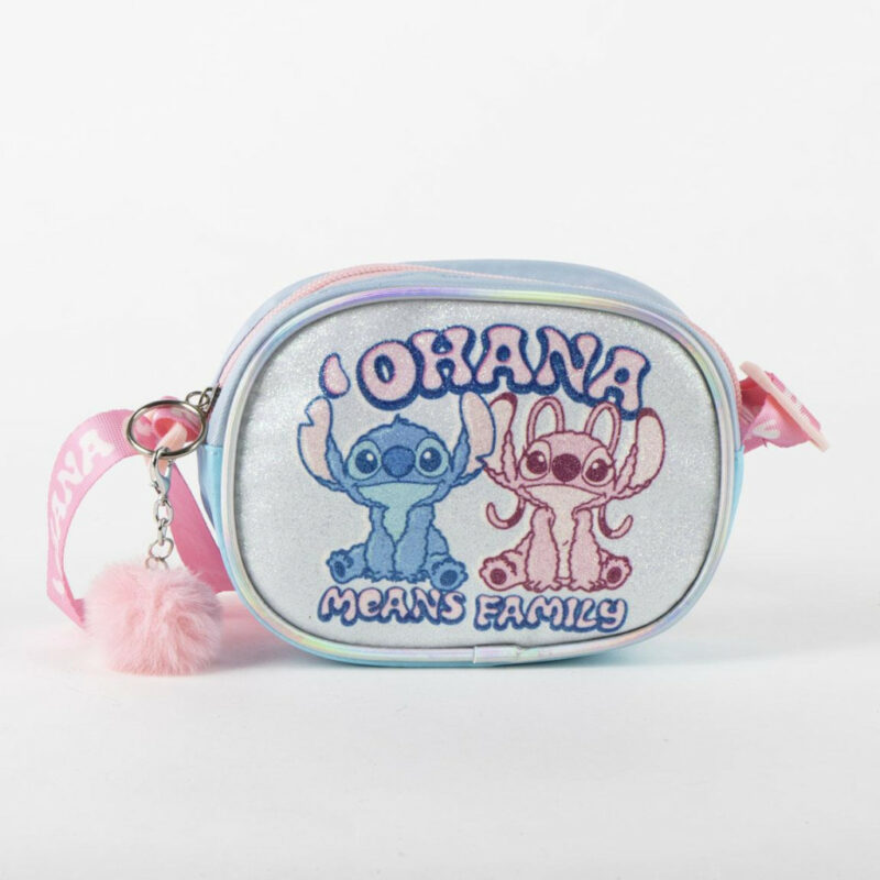 Disney Lilo & Stitch Ohana Glitter Παιδικό Τσαντάκι Ώμου και Χιαστί 14 5893249
