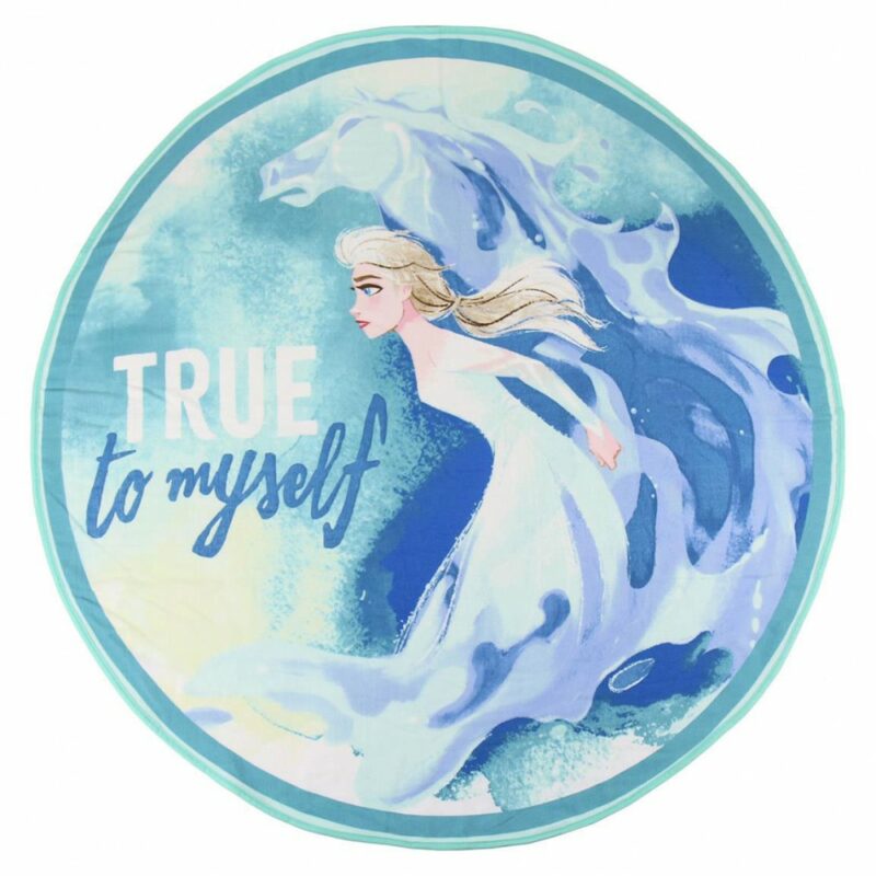 Disney Frozen Πετσέτα Μπάνιου & Θαλάσσης Ειδικού Σχήματος (Fast Dry) 100% microfiber 100×130 cm 5879858