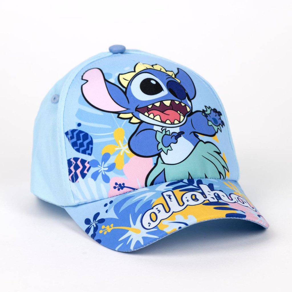 Disney Lilo and Stitch Aloha Παιδικό Σετ με Γυαλιά Ηλίου και Καπέλο Τζόκεϊ 53 cm