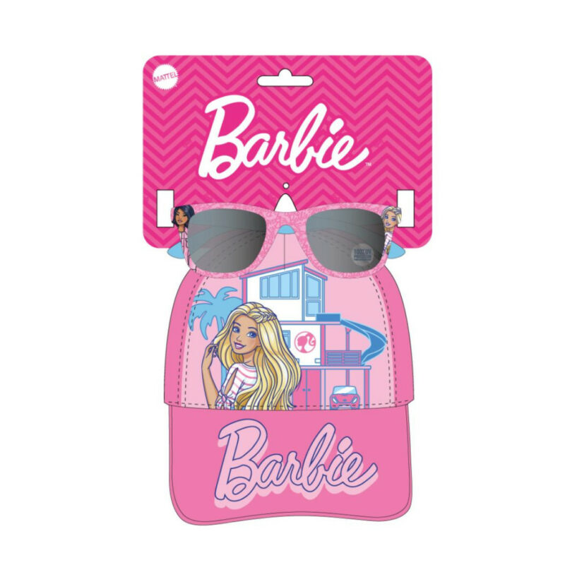 Barbie Παιδικό Σετ με Γυαλιά Ηλίου και Καπέλο Τζόκεϊ 53 cm 5886537