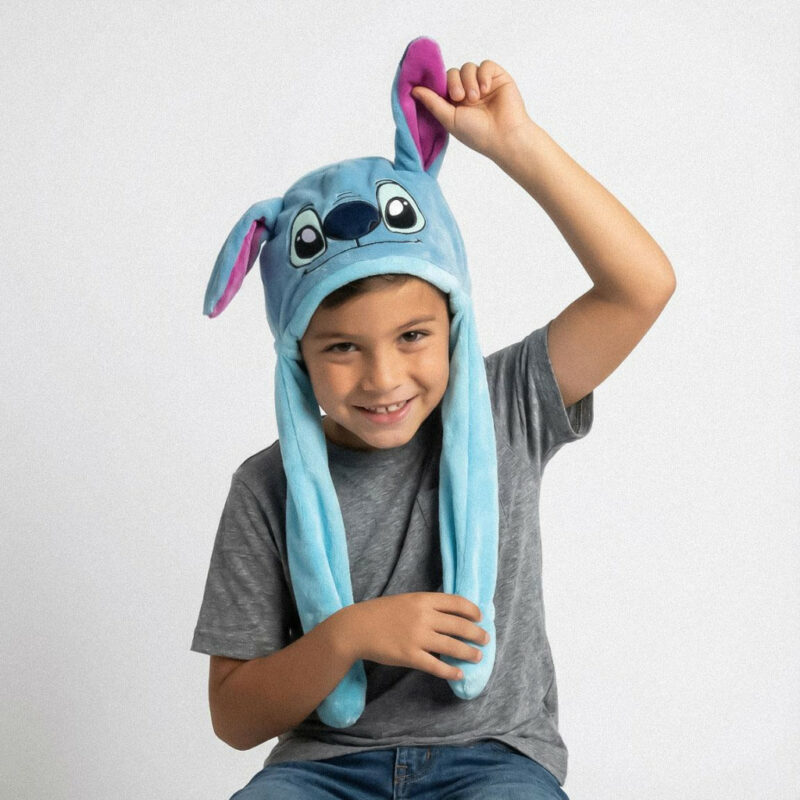 Disney Lilo and Stitch μπλε παιδικό σκουφάκι με κινούμενα αυτιά 5900138
