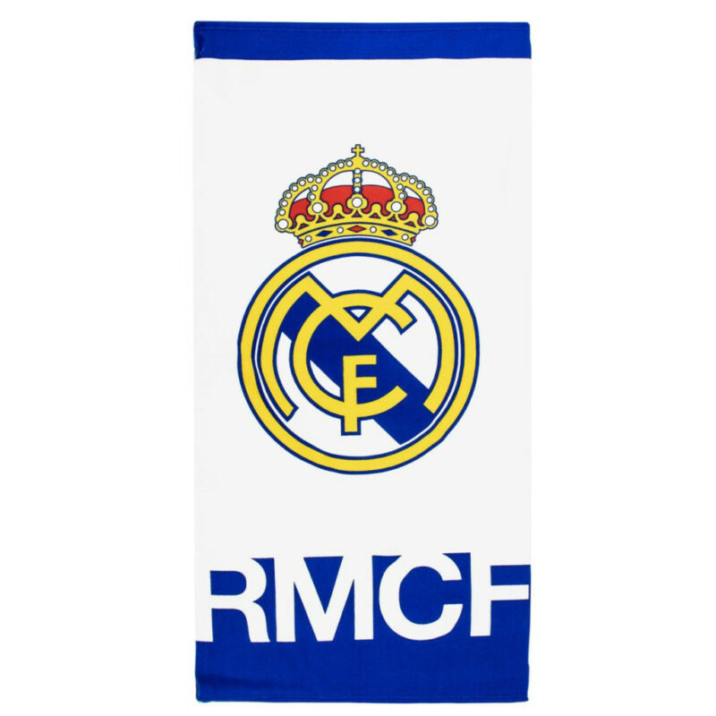 Real Madrid White Πετσέτα Μπάνιου & Θαλάσσης (Fast Dry) 100% microfiber 70×140 cm 5904807