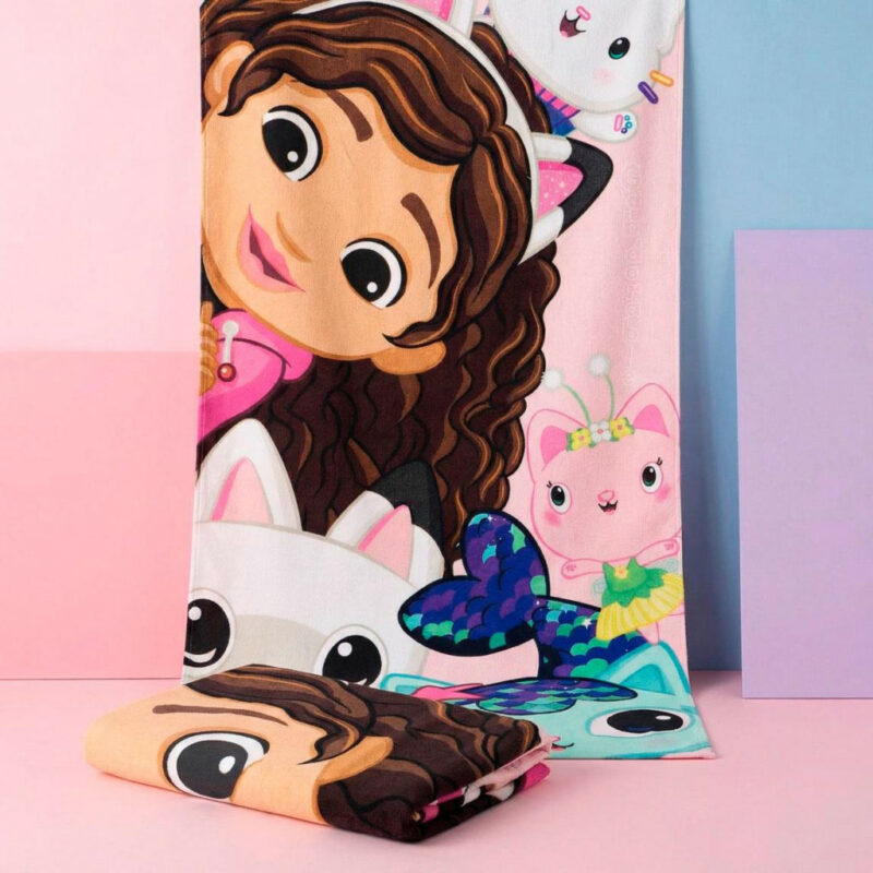 Gabby’s Dollhouse Playtime Πετσέτα Μπάνιου & Θαλάσσης (Fast Dry) 100% microfiber 70×140 cm 5893186