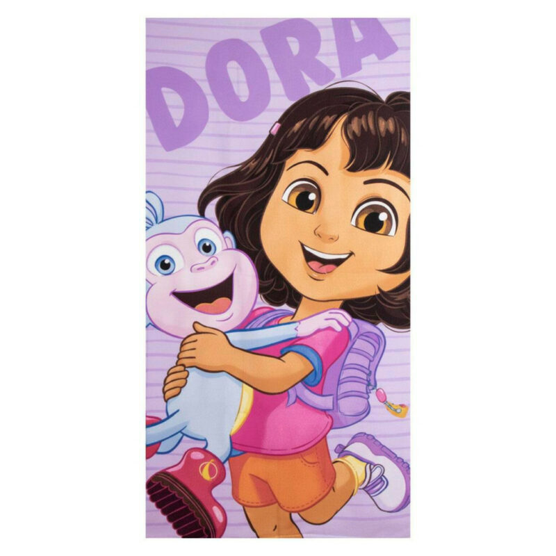 Dora the Explorer Happy Πετσέτα Μπάνιου & Θαλάσσης (Fast Dry) 100% microfiber 70×140 cm 5893175