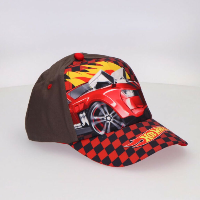 Hot Wheels Racing Παιδικό Σετ με Γυαλιά Ηλίου και Καπέλο Τζόκεϊ 53 cm 5900007