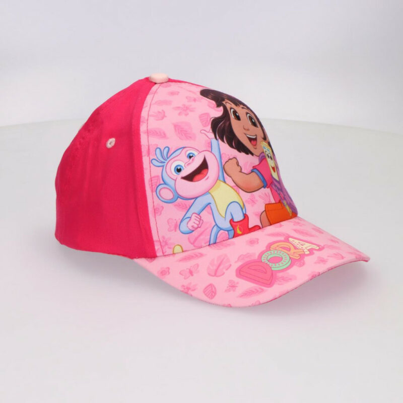 Dora the Explorer Pink Παιδικό Σετ με Γυαλιά Ηλίου και Καπέλο Τζόκεϊ 53 cm 5892060