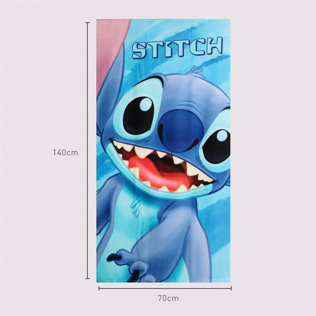 Disney Lilo & Stitch Big Smile Πετσέτα Μπάνιου & Θαλάσσης (Fast Dry) 100% microfiber 70×140 cm