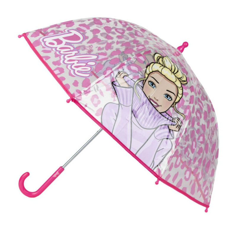 Barbie Glam Παιδική Διάφανη Ομπρέλα Διαμέτρου 71 cm 5883159