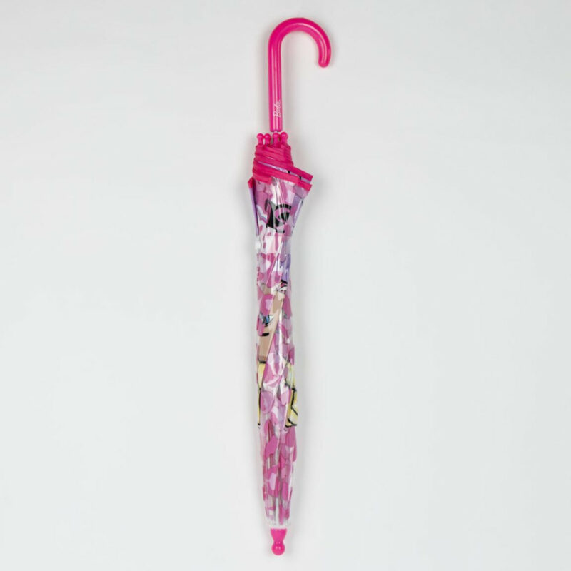 Barbie Glam Παιδική Διάφανη Ομπρέλα Διαμέτρου 71 cm 5883160