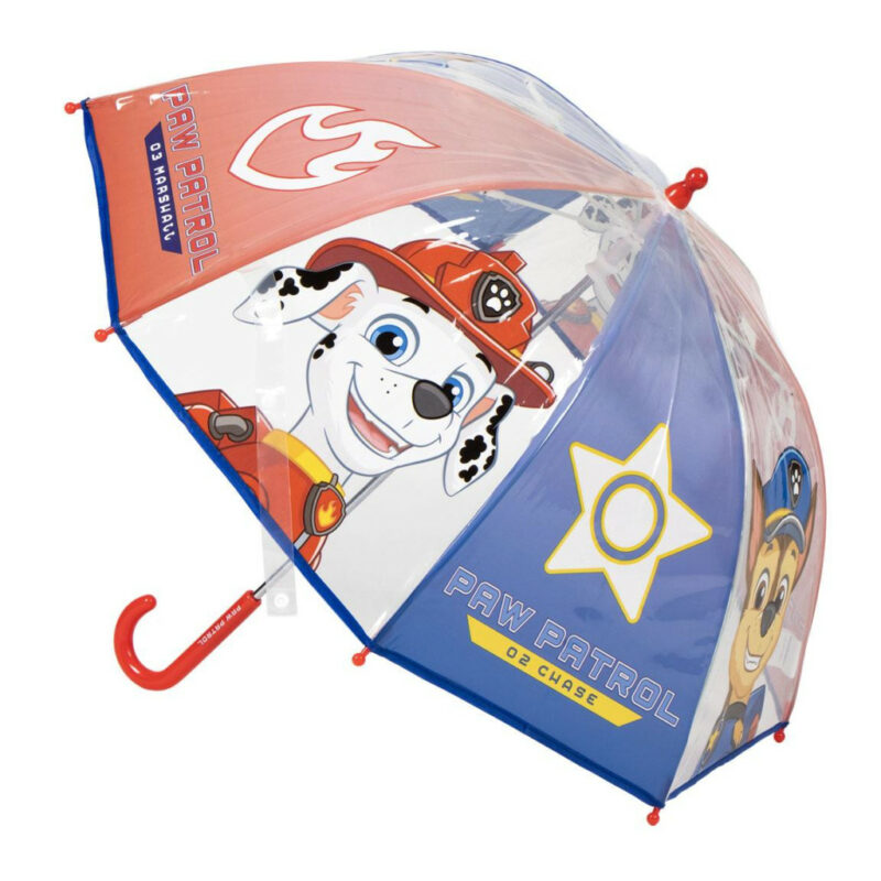 Paw Patrol Στοιχεία Παιδική Διάφανη Ομπρέλα Διαμέτρου 71 cm 5883202