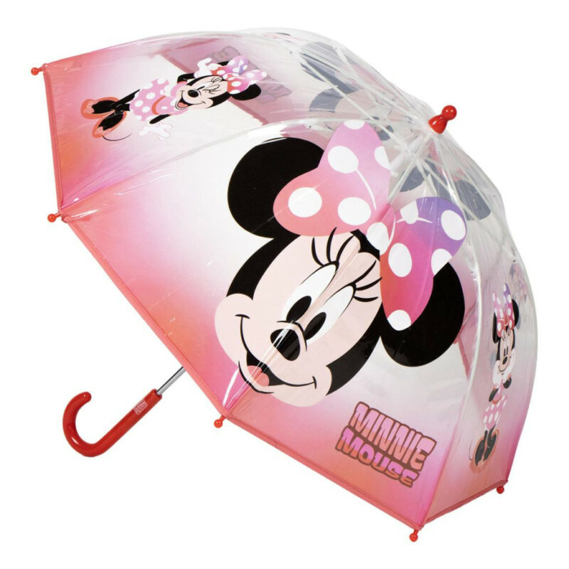 Disney Minnie Χαρούμενο Σχέδιο Παιδική Διάφανη Ομπρέλα Διαμέτρου 71 cm 5883170