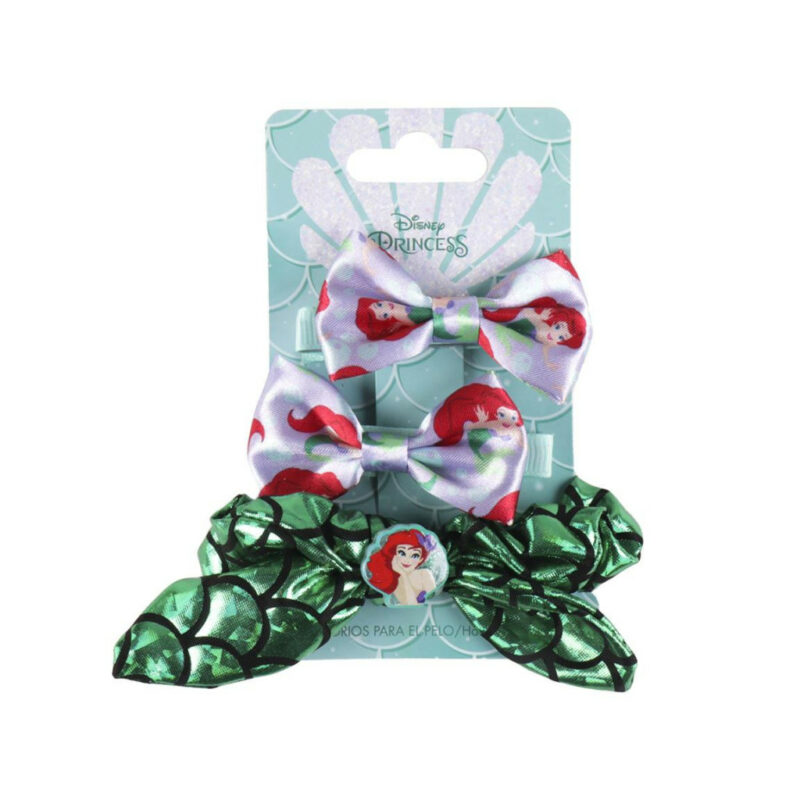 Disney Minnie Ariel Disney Princess Σετ λαστιχάκια και κλιπ μαλλιών 3 τεμάχια 5881688