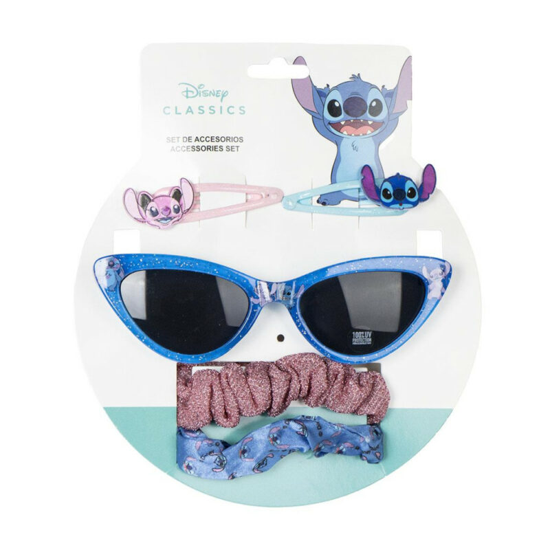 Disney Lilo and Stitch Γυαλιά ηλίου με UV 400 προστασία και σετ αξεσουάρ μαλλιών 5892646