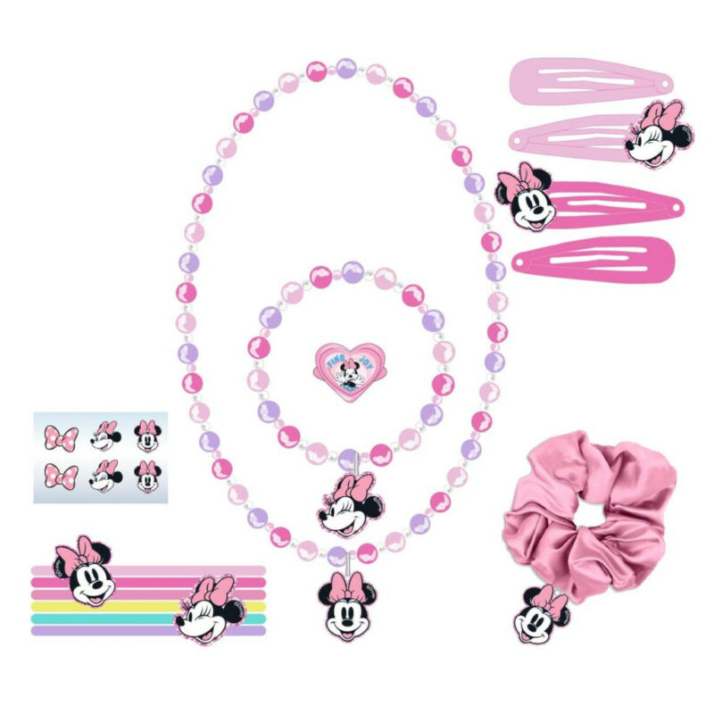 Disney Minnie Pink Παιδικό Σετ Αξεσουάρ Μαλλιών & Κοσμημάτων 15 Τεμαχίων 5893068