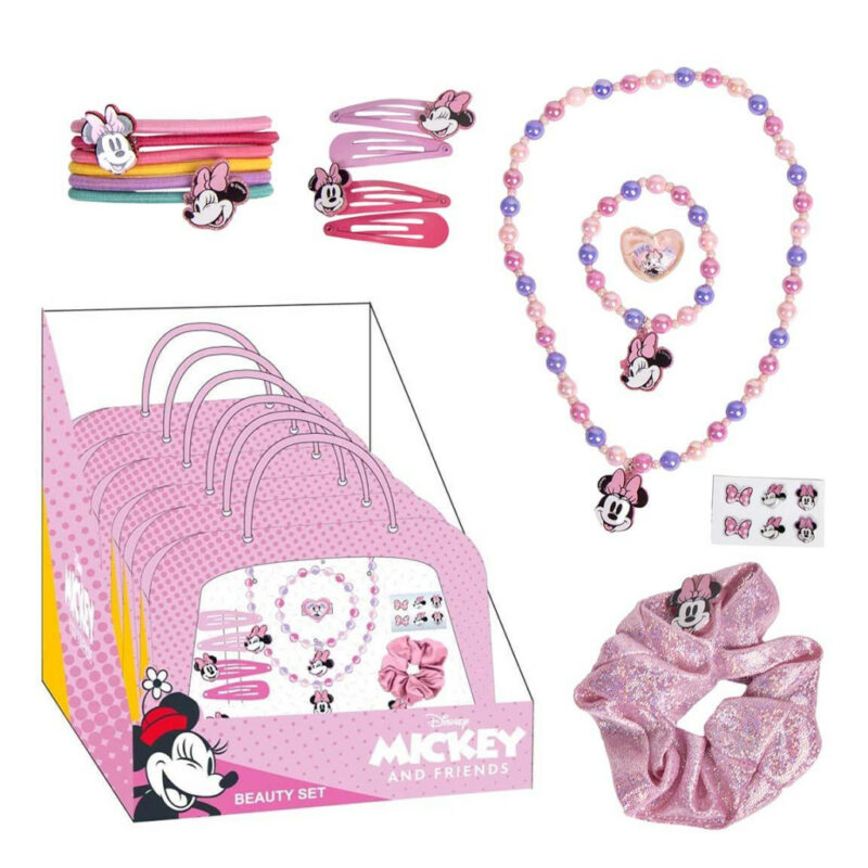Disney Minnie Pink Παιδικό Σετ Αξεσουάρ Μαλλιών & Κοσμημάτων 15 Τεμαχίων 5893069